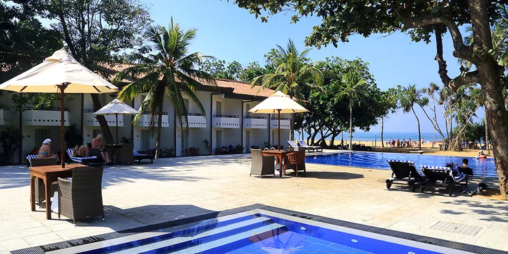 Exotická Srí Lanka: 4* resort se zahradou, bazény a přímo u písčité pláže