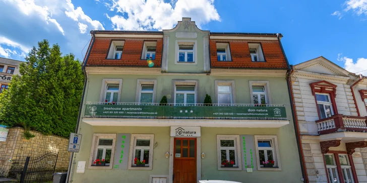 Letní či podzimní pobyt v Trenčianských Teplicích: moderní apartmány pro 2