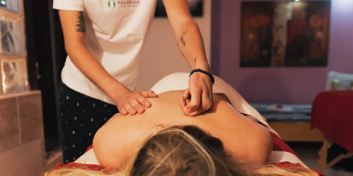 Relaxujte: 60 minut masáže podle výběru ze 7 druhů nebo párová masáž