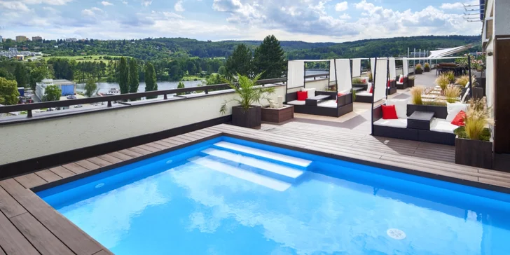 Pobyt na břehu Brněnské přehrady: pokoj Deluxe, snídaně, wellness i privátní vstup do vířivky