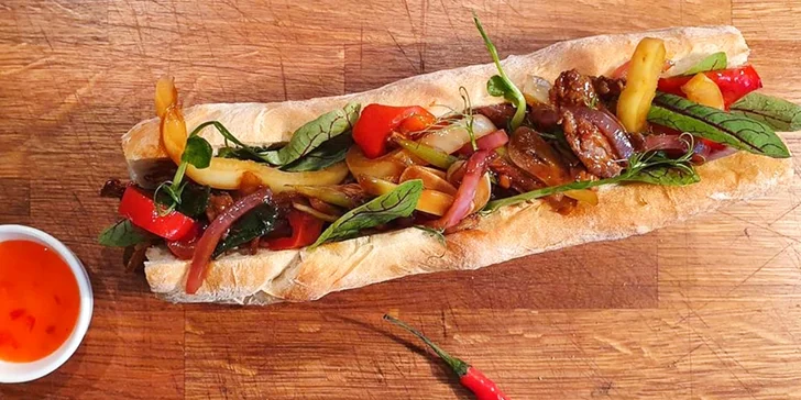 Kurz vaření: hovězí striploin steak, mexický wrap a vietnamský sendvič bánh mì