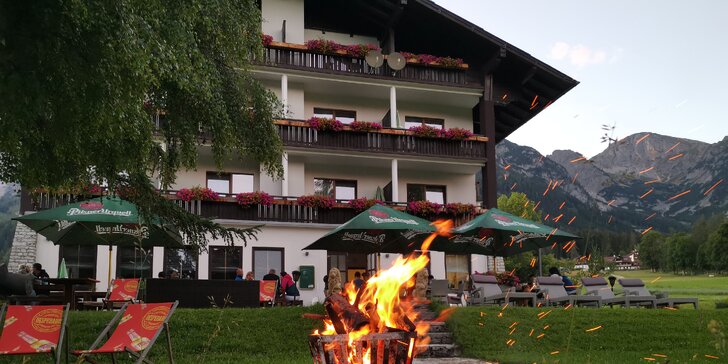 Za túrami k Dachsteinu: pobyt v Rakousku se snídaněmi a kartou výhod