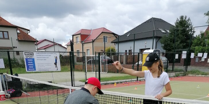 Individuální lekce tenisu s trenérem pro děti i dospělé: 1-3 osoby