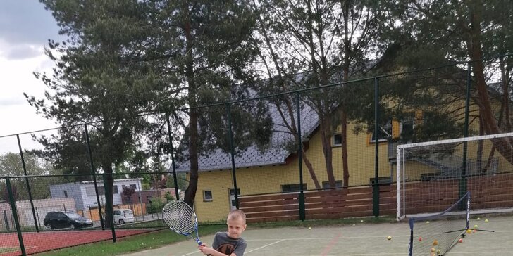 Lekce tenisu s trenérem pro děti i dospělé: 1-3 osoby