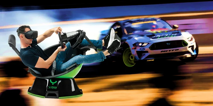Unikátní 3DOF simulátor: automobilové závody i jízda na horské dráze