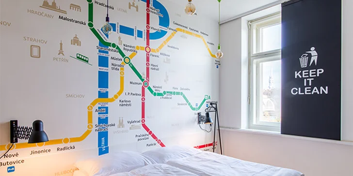 Užijte si Prahu jinak, v designovém hotelu MeetMe 23 v centru Prahy