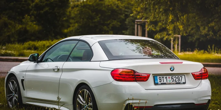 Pronájem kabrioletu BMW 428i na 1 den, víkend nebo celý týden