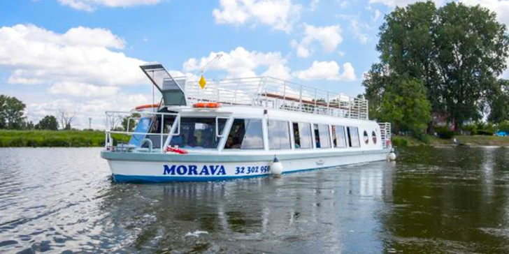 Plavba po Moravě se snídaní: ze Spytihněvi do Uherského Hradiště, sladké či slané ráno