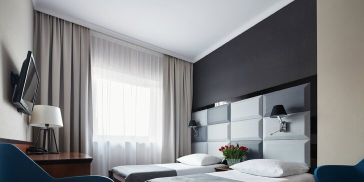 Moderní hotel v Krakově: snídaně v ceně, možnost VIP sauny, historické památky na dosah