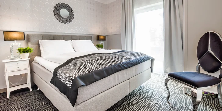 Hurá na Balt: moderní apartmány s plnou výbavou a terasou, 10 min. k pláži, neomezené vstupy do wellness