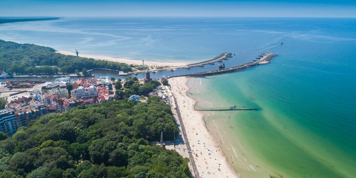 Hurá na Balt: moderní apartmány s plnou výbavou a terasou, 10 min. k pláži, neomezený vstup do wellness