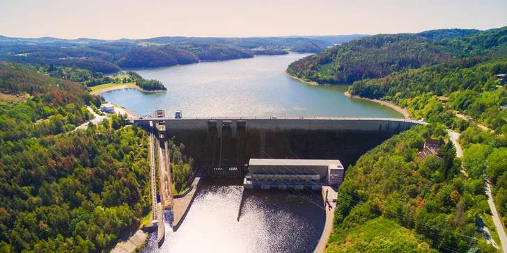 Pobyt na dosah Orlické přehrady: pokoje s balkonem a polopenze