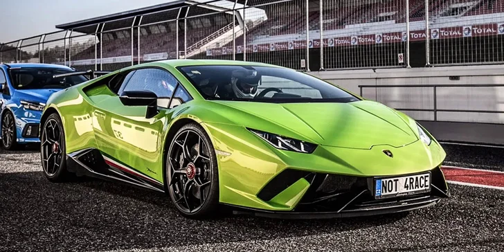 Jízda na mosteckém okruhu se Stigem: Lamborghini Huracán, Porsche 911 i Lotus Elise