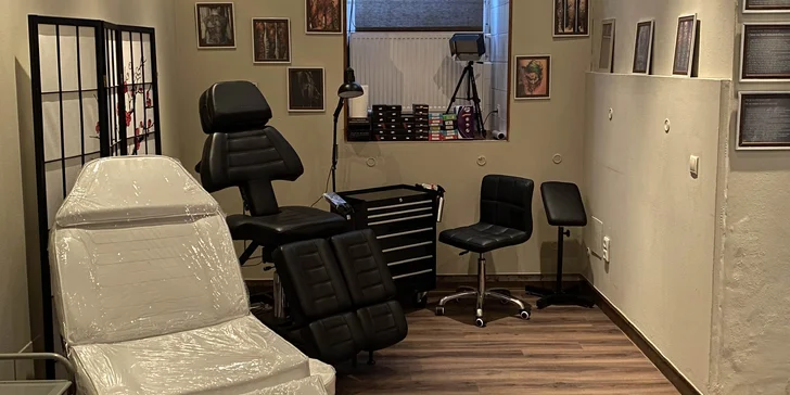 Nové tetování s motivem dle výběru z 1991 Studio u náměstí Míru