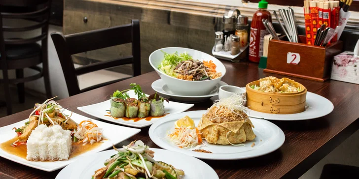 Otevřený voucher v hodnotě 250 nebo 500 Kč do asijské restaurace Enjoy Asian Cuisine