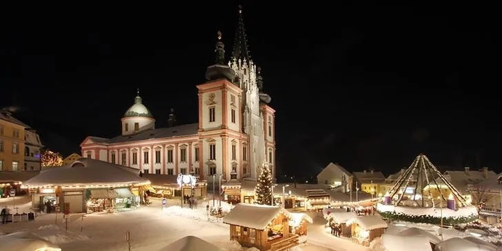 Advent a veselice čertů v rakouském Mariazell