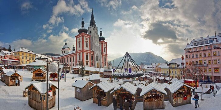 Advent a veselice čertů v rakouském Mariazell