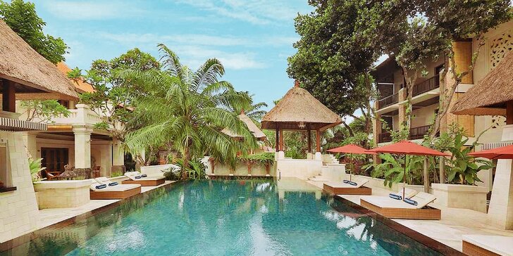 Za exotikou do 4* resortu na Bali: 6–12 nocí se snídaní, bazény, přímo u pláže