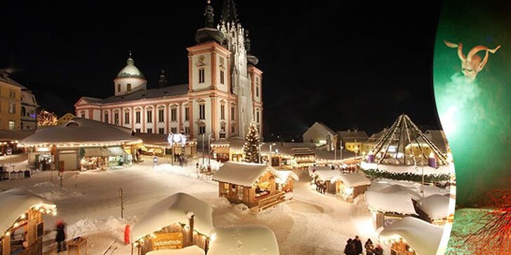 Advent a veselice čertů v rakouském Mariazell