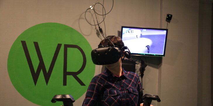 Hodina zábavy ve virtuální realitě s více než 50 hrami až pro 3 osoby