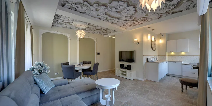 Přepychový resort ve Sklářské Porubě: apartmány pro páry i rodiny, polopenze a wellness, 2 děti do 5,9 let zdarma