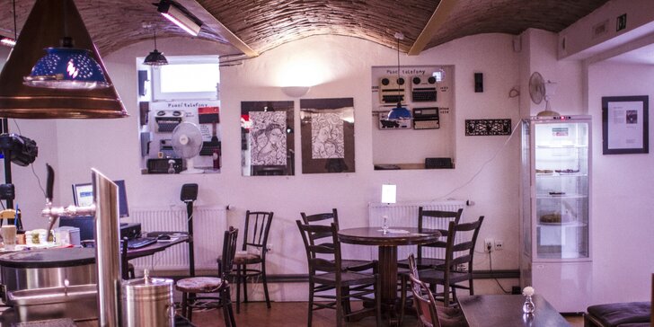 Otevřený voucher do Moravské kavárny neslyšících: 100 nebo 200 Kč na vše