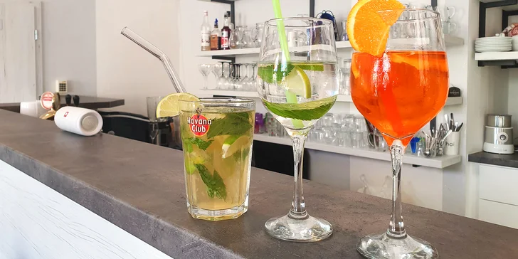 Osvěžte se: ovocná limonáda nebo míchaný drink podle výběru ze 6 variant