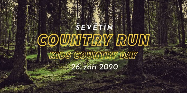 CountryRun: Běh divokou přírodou pro všechny věkové kategorie