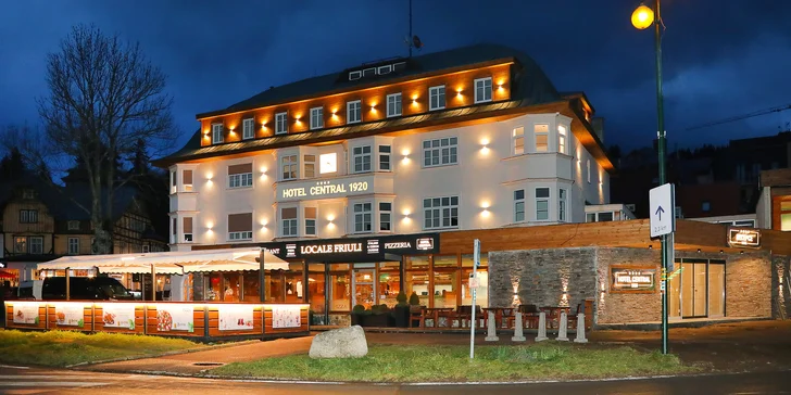 Rodinný all inclusive pobyt ve zrekonstruovaném historickém hotelu v centru Špindlerova Mlýna