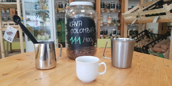 Voucher na 5 káv v podniku Bez obalu Ostrava: espresso a lungo nebo mléčné varianty
