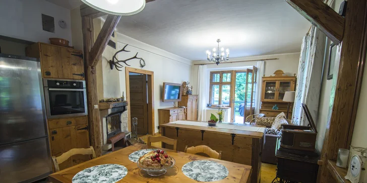 Užijte si Polsko: ubytování v apartmánu ve stylové roubence až pro 4 osoby
