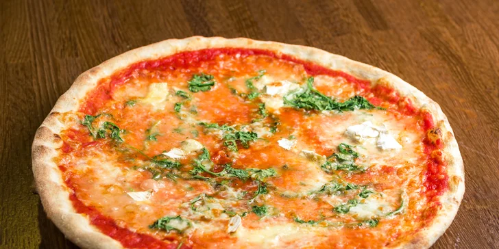 Jedinečná bezlepková pizza z cuketového těsta nebo klasická pizza dle výběru