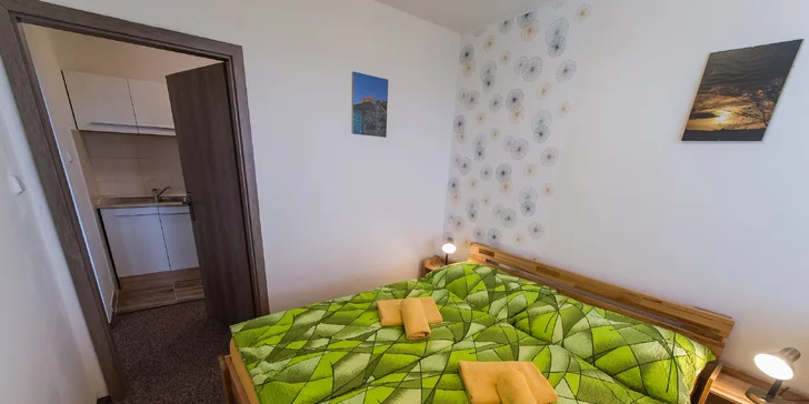Příjemný penzion jen kousek od centra Krumlova: pokoj až pro 5, snídaně