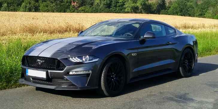 Pořádná jízda v legendárním voze Ford Mustang GT 5.0: až 25 minut jako řidič či spolujezdec