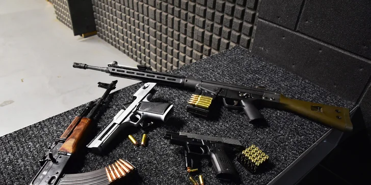 Zastřílejte si na moderní střelnici: balíčky s českými zbraněmi nebo z Counter Strike