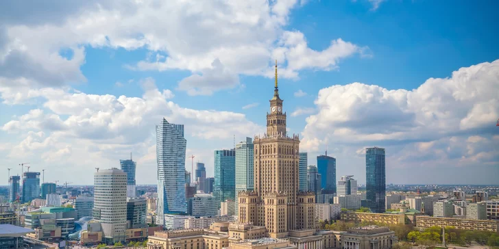 Užijte si Varšavu plnými doušky: pobyt v luxusním apartmánu se snídaní
