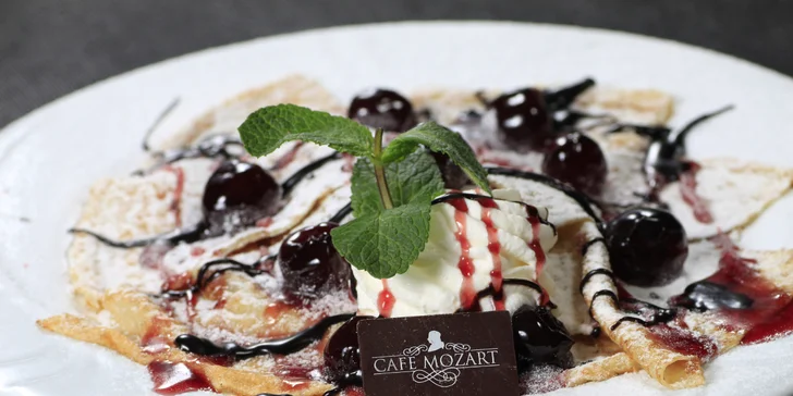 Otevřený voucher v hodnotě 500, 1000 nebo 2000 Kč na celé menu v Café Mozart