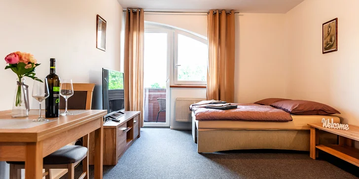 Komfortní apartmány pro 2-4 osoby v blízkosti Thermal parku Bešeňová