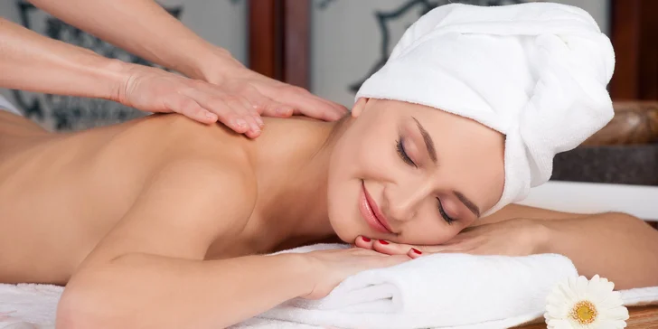 90 minut rozmazlování: relaxační balíček s masážemi a zábaly