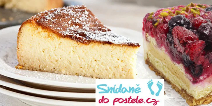 229 Kč za celý velký dort s ovocem a oříšky nebo lehoučký cheesecake. Poctivé dobroty pro slavnostní chvíle i všední dny se slevou 50 %.