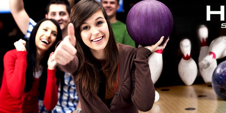 Hodina bowlingu pro partu přátel