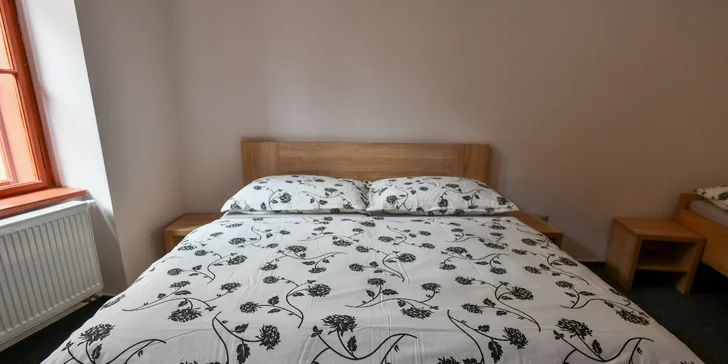 Ubytovaní budete v pokoji dle počtu osob.