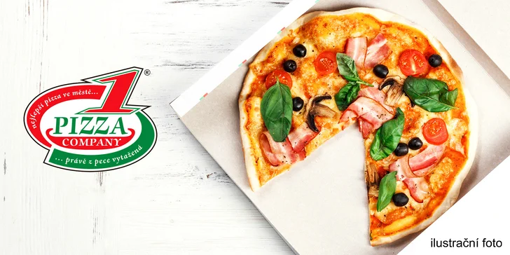 Dvě pizzy podle výběru z 19 druhů a navíc italská zázvorová limonáda, na 15 pobočkách nebo rozvoz zdarma