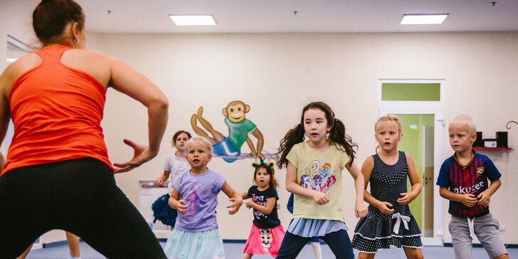 5denní příměstský taneční kemp v OC Šestka pro kluky i holky ve věku 4–9 let