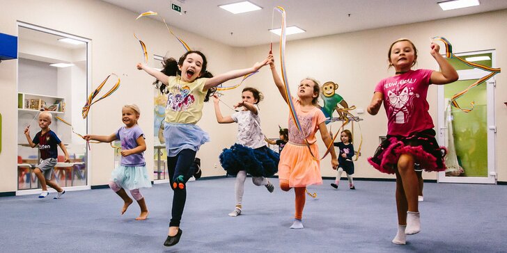 5denní příměstský taneční kemp v OC Šestka pro kluky i holky ve věku 4–9 let