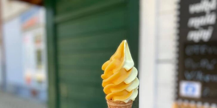 Letní osvěžení: točená zmrzlina či ledová tříšť dle výběru