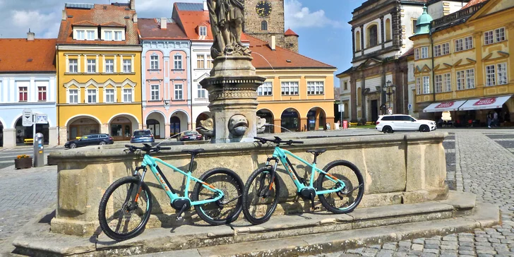 Vyrazte na cyklovýlet: půjčení elektrokola na 4 hodiny nebo na celý den
