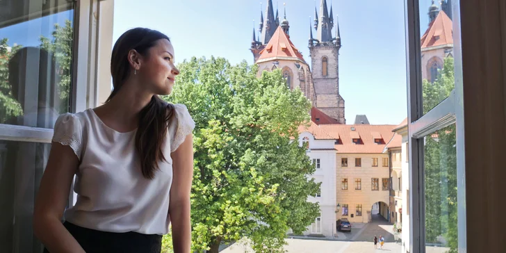 Pobyt v hotelu u Staroměstského náměstí: snídaně a výhled na Staré Město