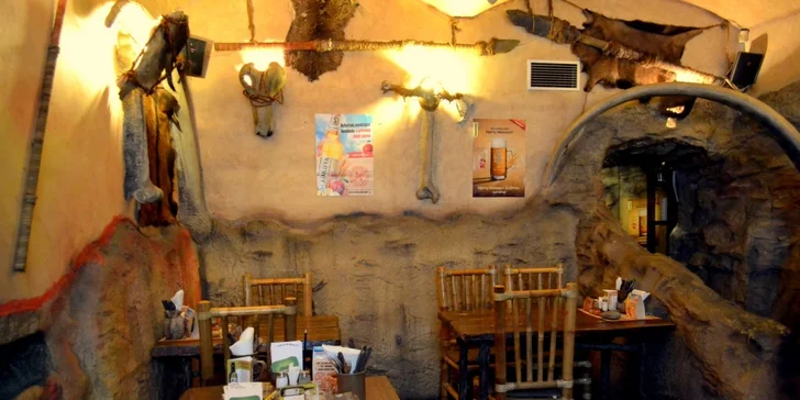 Pořádný nášup pro 4-6 osob v Originálním pravěkém restaurantu