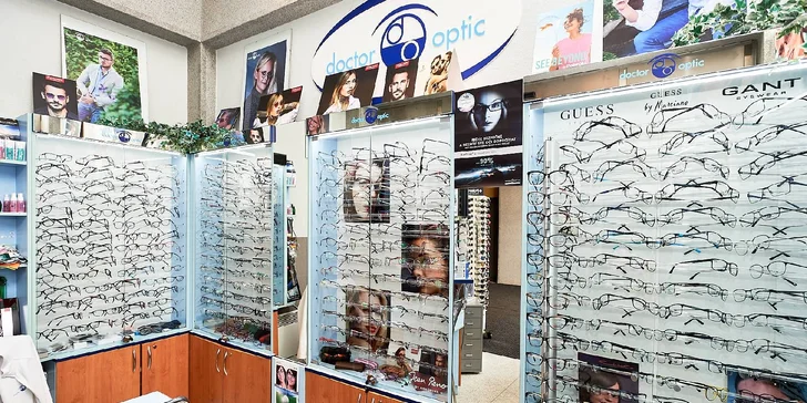 Kompletní brýle včetně čoček do 2,5 dioptrií a měření zraku